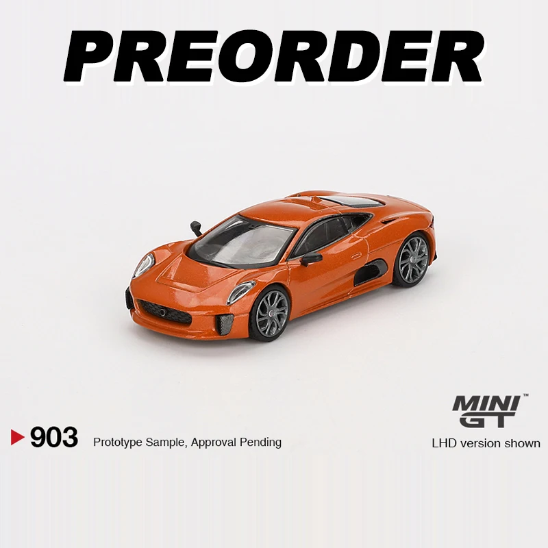 MINIGT 1:64 C-X75 Spectre Orange MGT alloy automobile model 903