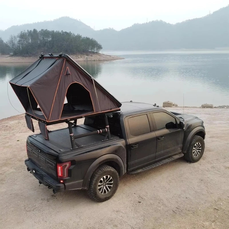 Aluminum Roof Tent Shell Car Roof Top for Offroad Camper Van Rooftop Tent Camping Foof Fop Tent Person