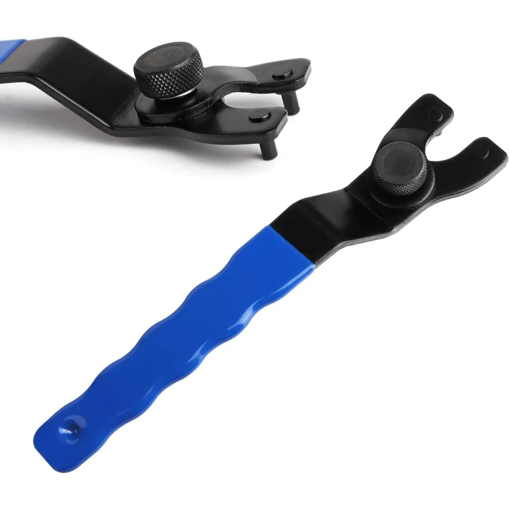 Golden Pearl Pin Spanner,Spanner Wrench for Grinder,Adjustable Pin Wrench for Angle Grinder Machine(Blue)
