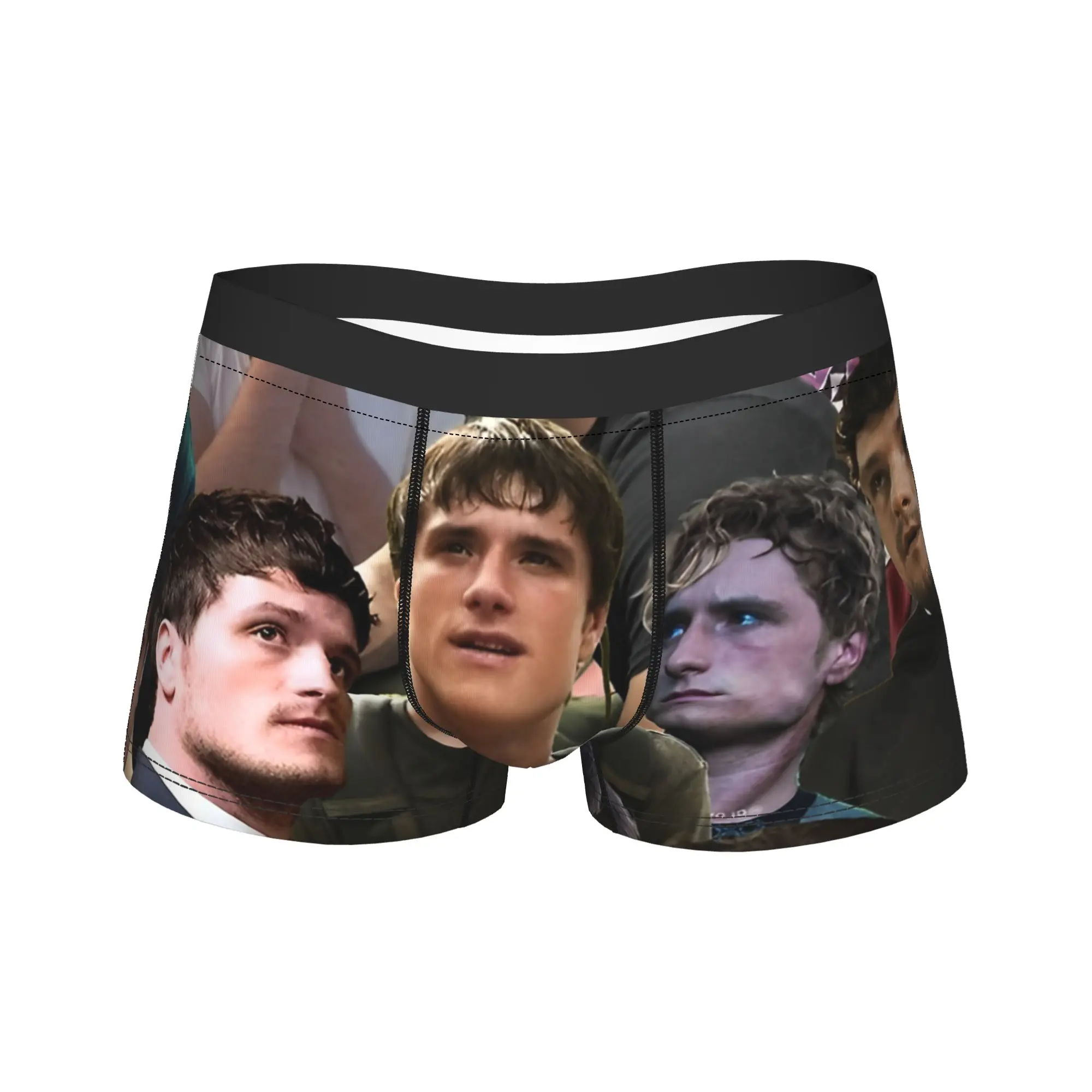 

Мужское длинное нижнее белье Josh Hutcherson, сексуальные трусы-боксеры, шорты, мужские дышащие трусы M-XXL