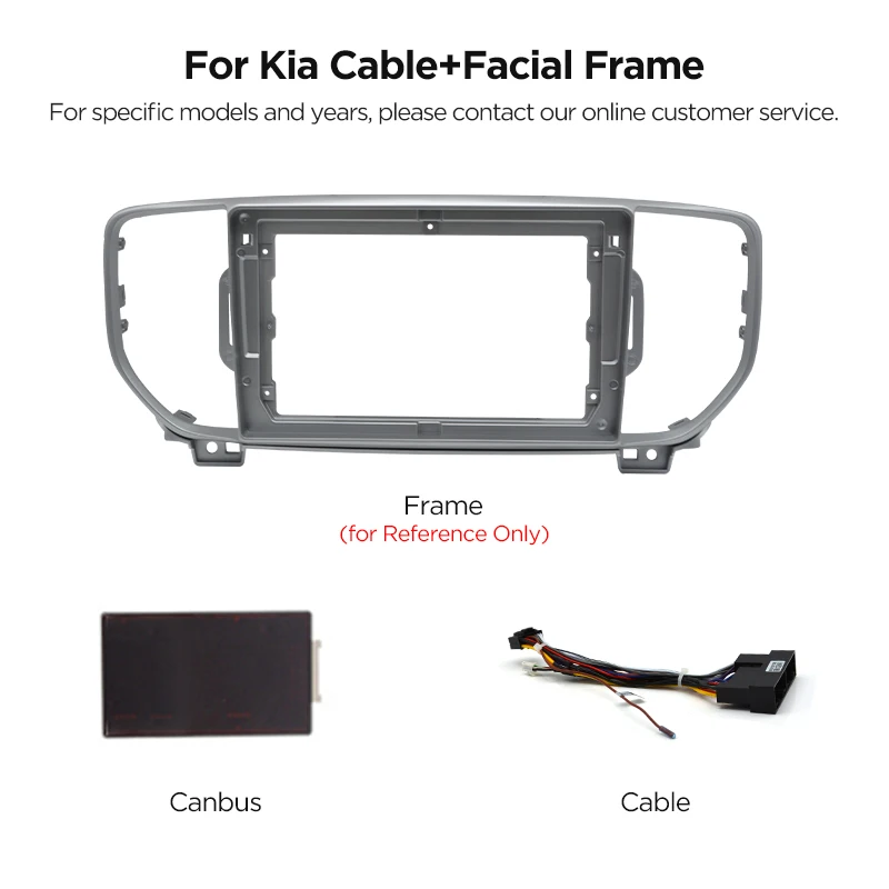 2 Din 9 Inch 10 Inch Auto Middenconsole Radio Frame Kabel Voor Peugeot VW Citroen Fiat Renault Audi Benz BMW KIA Mazda opel Ford