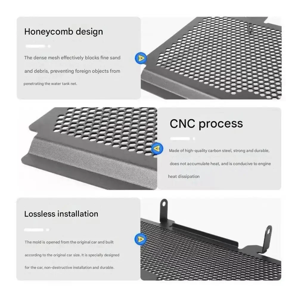 For SYM ADXTG400 motorcycle modified water tank net protective cover radiator protection anti-sand and stone accessories