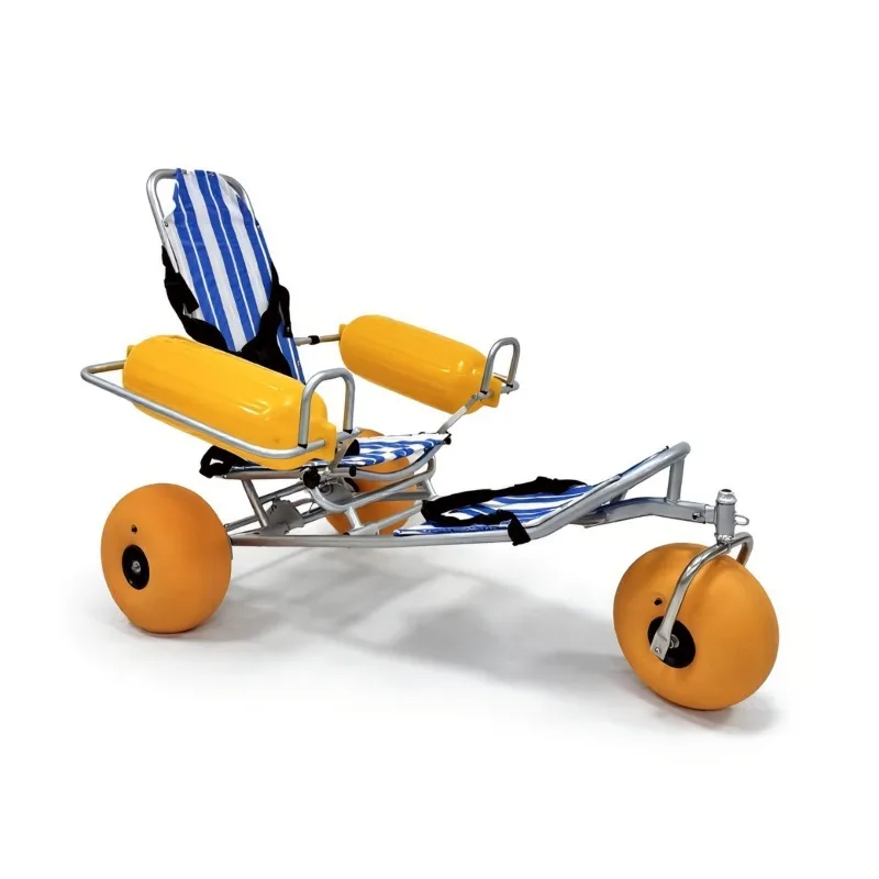 

Beach chair with wheels, water floating chair, pool buoyancy chair
