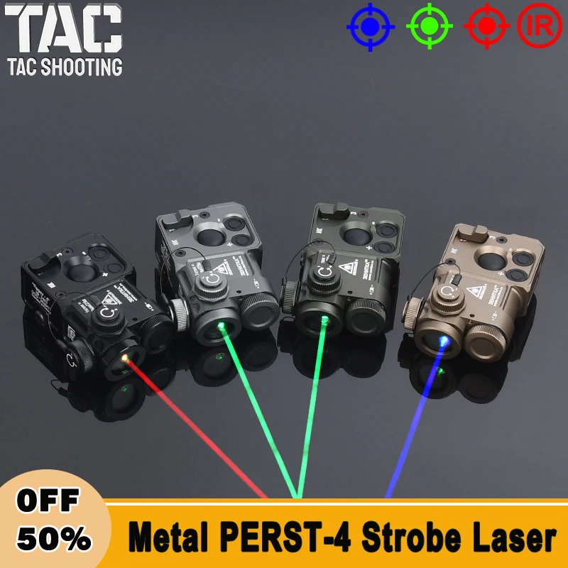 

WADSN PERST-4 All Metal Red Dot Green Blue Laser Aiming Indicator Infrared Hunting Reconnaissance Light Suitable For 20MM Rail