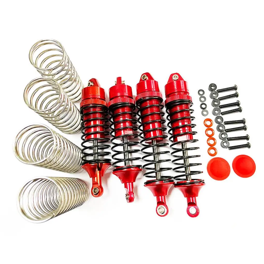 RCGOFOLLOW 4pcs Metal Rear Shock Absorber Damper for 1/10 ARRMA SENTON 3S RC Car Upgrade Parts