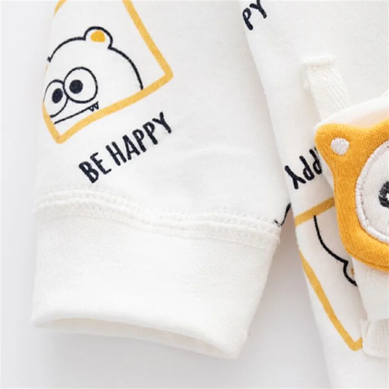 Lawadka Spring Autumn Baby Girls Boys Romper Print Cartoon Cotton Baby Clothes New Born Fashion Infant Jumpsuit Costume 0-6M New