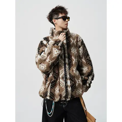 Noël flocon de neige manteau homme hiver épais veste hommes mode décontracté hommes manteau 2025 nouvelle confortable jeunesse hommes veste