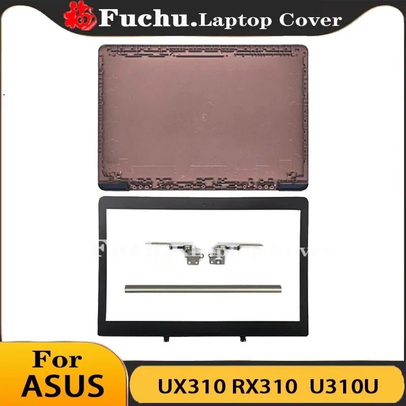 New For ASUS U310 RX310 UX310 U310U Laptop LCD Rear Cover/Front Frame/hinges/Axle Cover Silver Grey Plastic OEM