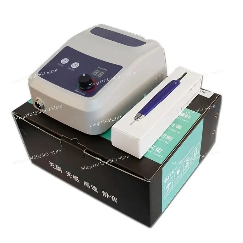 150W 50000rpm Lab Demco B1 Brushless Micromotor, Dental Polisher Grinder with Foot Pedal for Lab