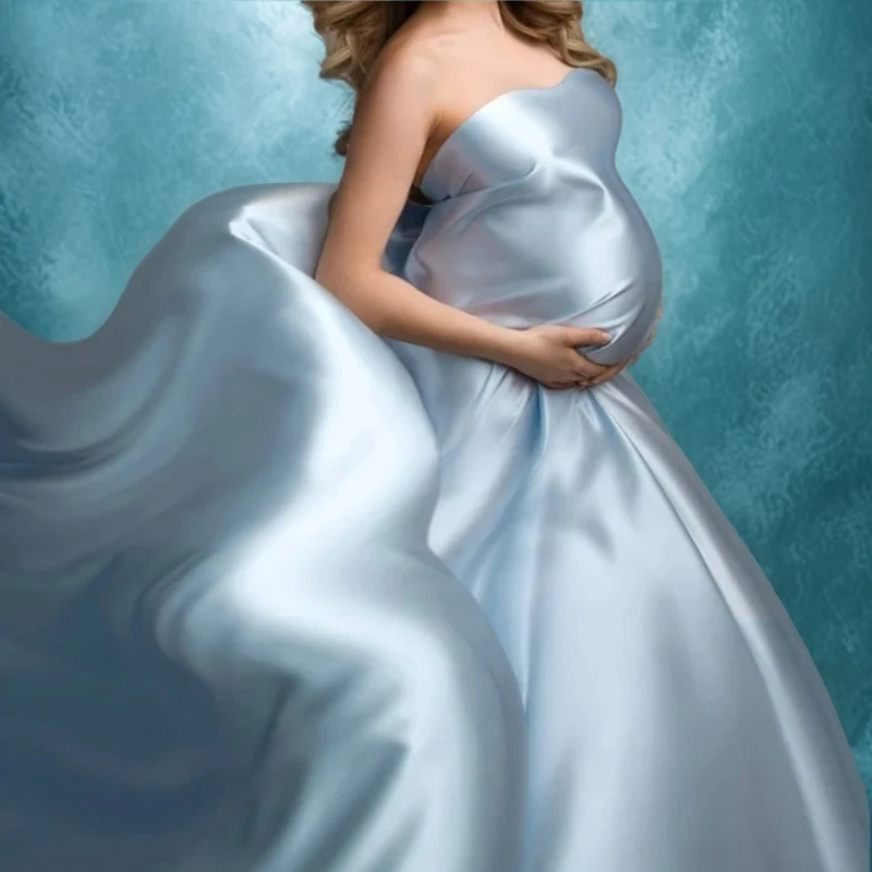 

1.5*3M/ maternity silk fabric - pregnancy photo prop - satin dress wrap baby shower dresses فساتين حوامل vestido maternidad