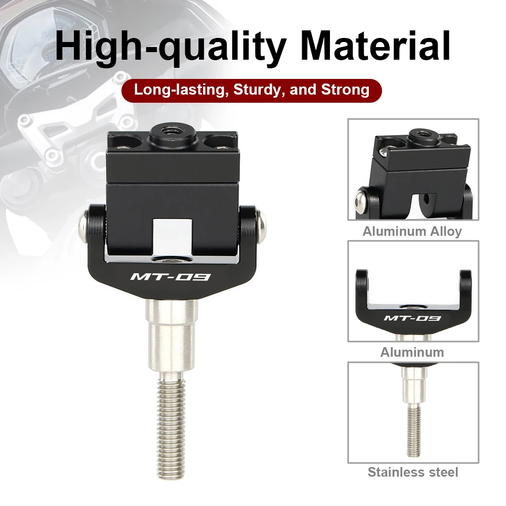 Motorcycle Handlebar Clamp M8 Bolts GPS Mount For YAMAHA MT-01 MT-03 MT-09/FZ-09 Tracer 900 / MT-09 Tracer / FJ-09 MT-10/FZ-10