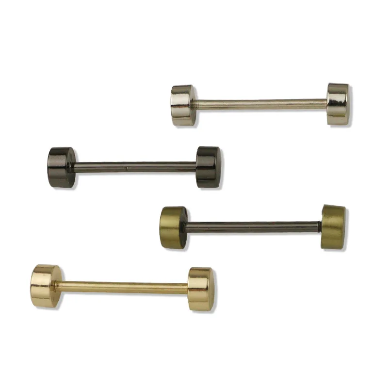 32mm High Quality Rivet Studs Thin and Long Column Wheel Rivets Double Studs for Leather