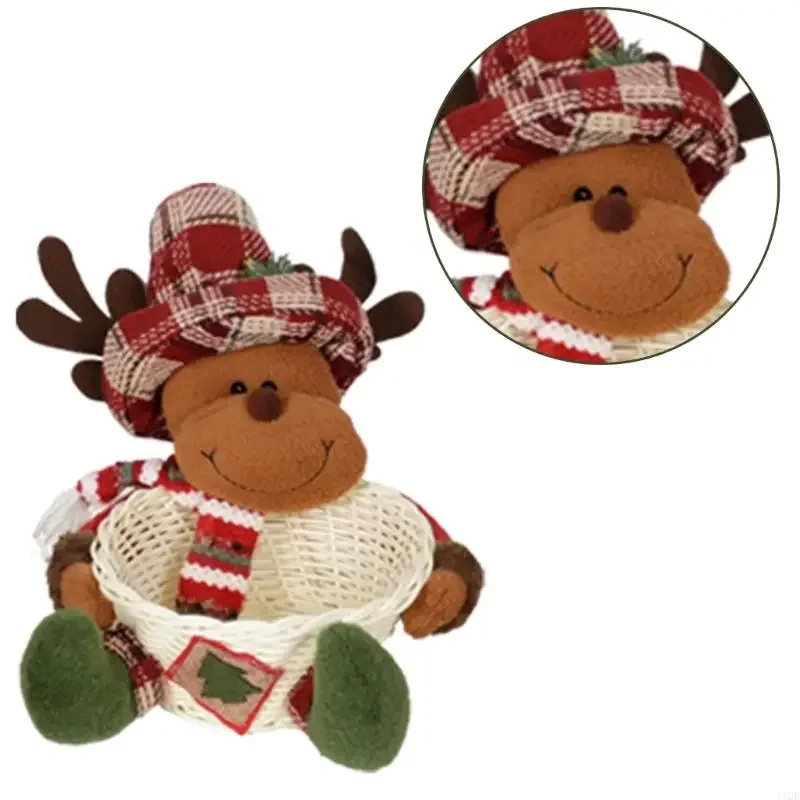 Panier bonbons en tissu Santan