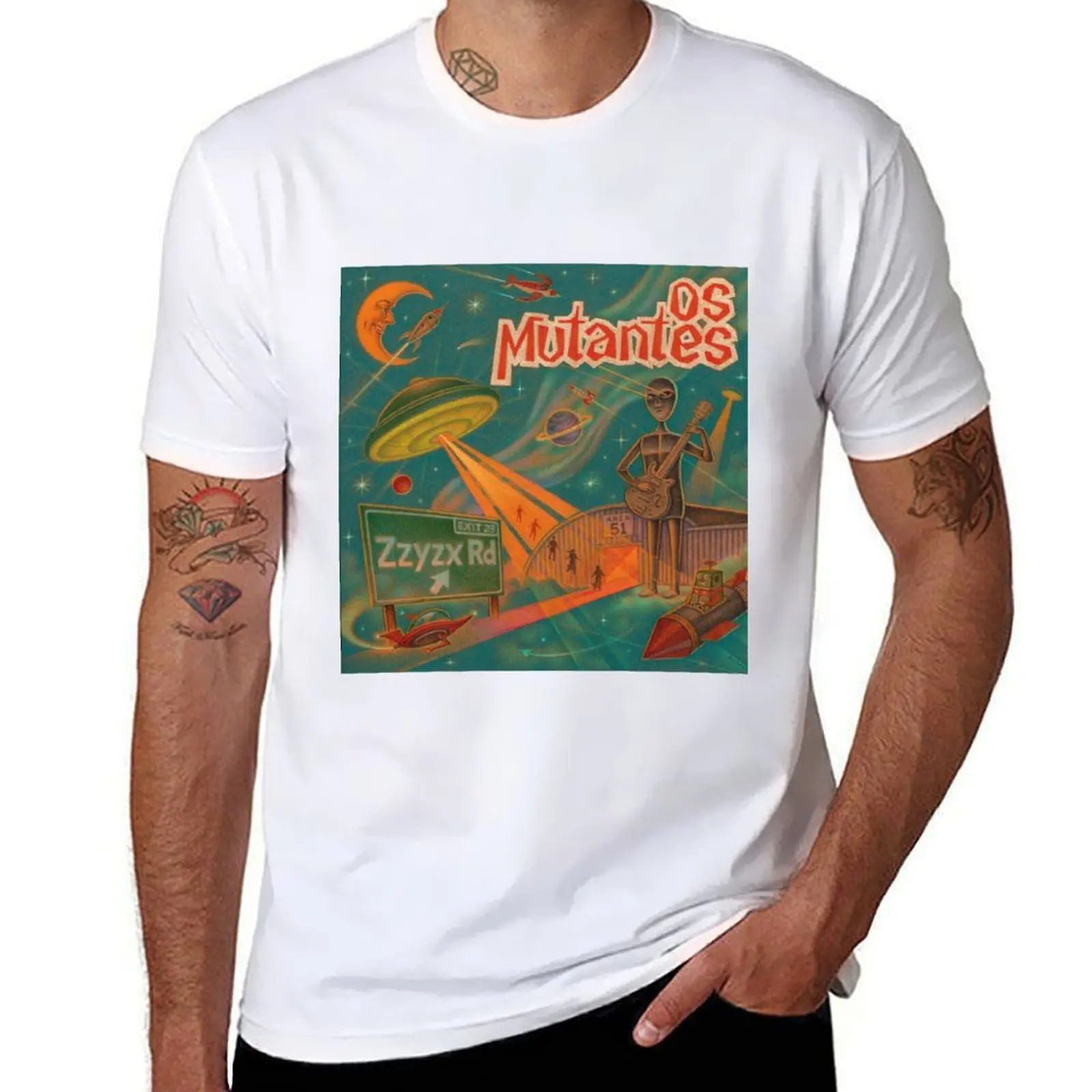Zzyzx by Os Mutantes T-Shirt man t shirt cotton t shirt men 100% cotton luxury brand man t shirt summer T-Shirt