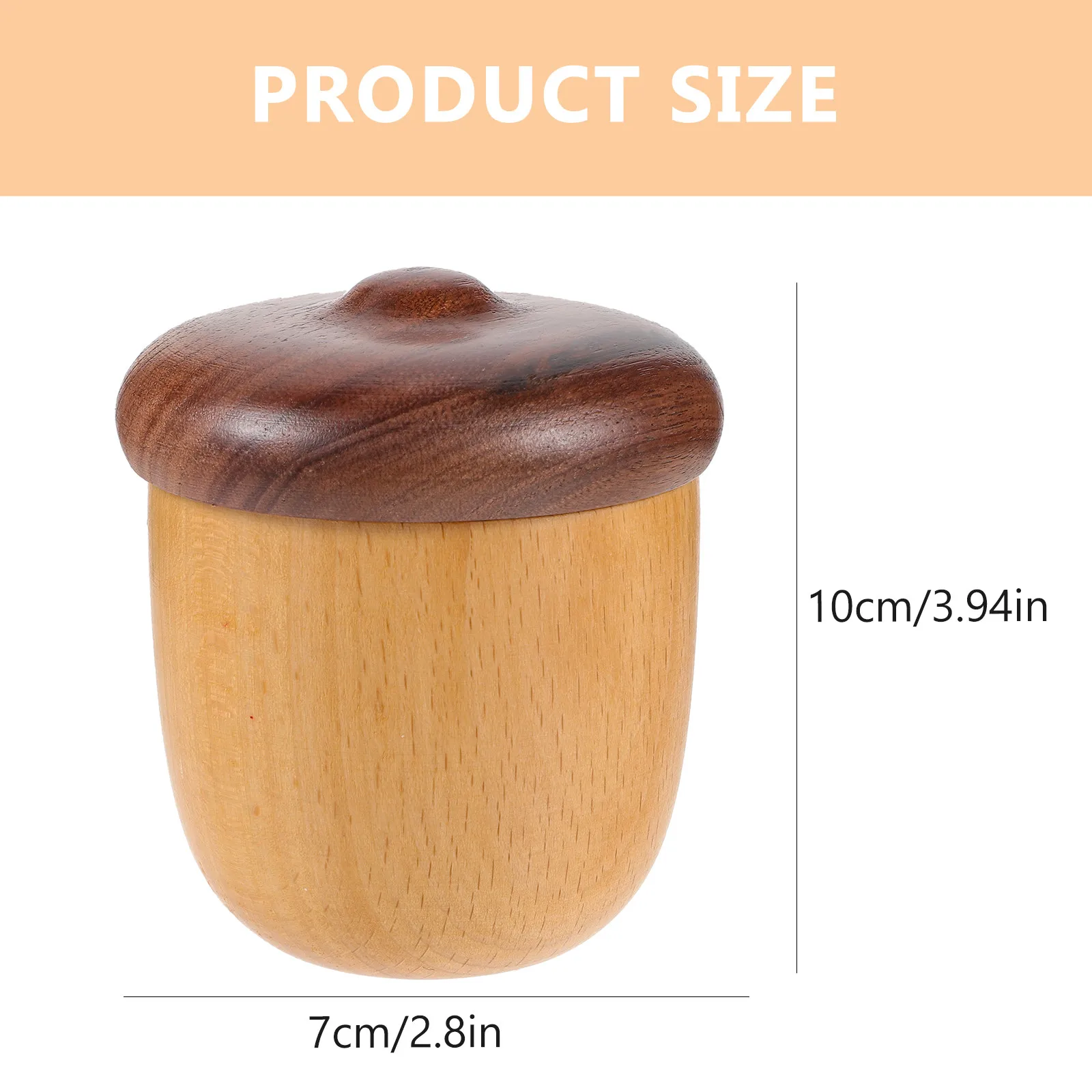 Premium Wood Toothpick Box Wear-Resistant Cotton Bud Holder Delicate Pegwood Container Home Desktop Cotton Swab Organizer