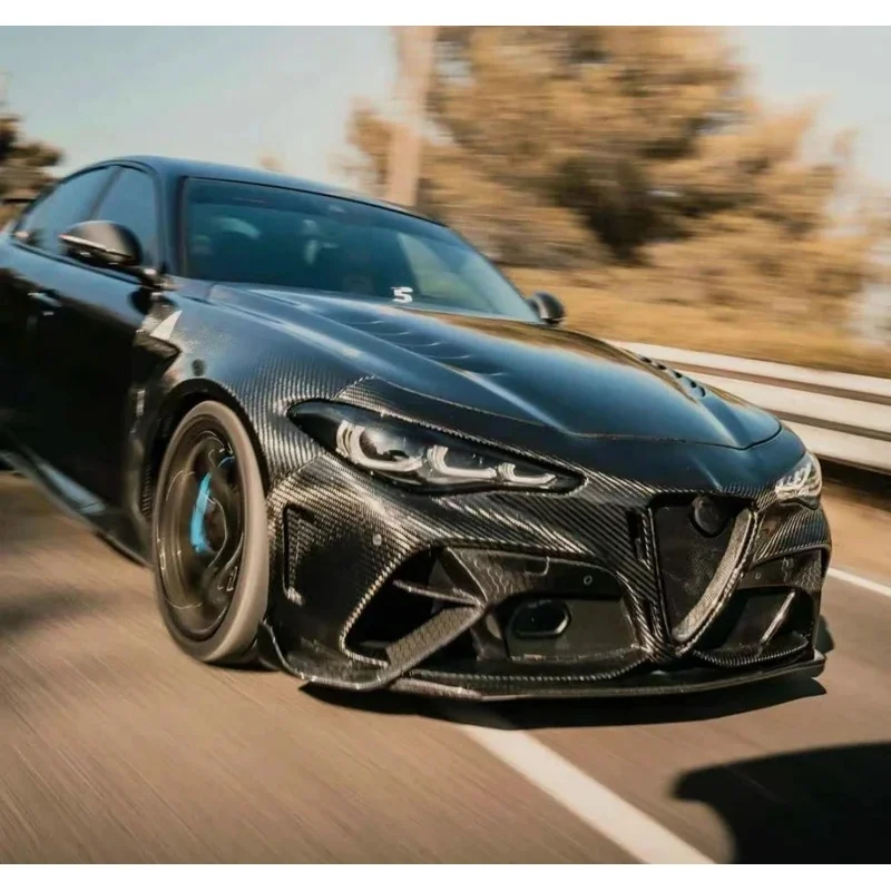 Suitable FOR ApplicableHot-Selling Alfa Romeo Giulia GTAM Style Fenders Carbon Fiber
