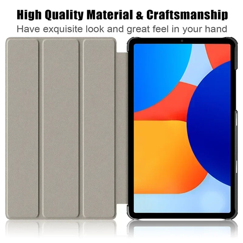 For Coque Redmi Pad SE 4G Case 8.7 inch Cute Paint Magnetic Smart Leather Cover For Funda Xiaomi Redmi Pad 8.7 4G 2024 Case Kids