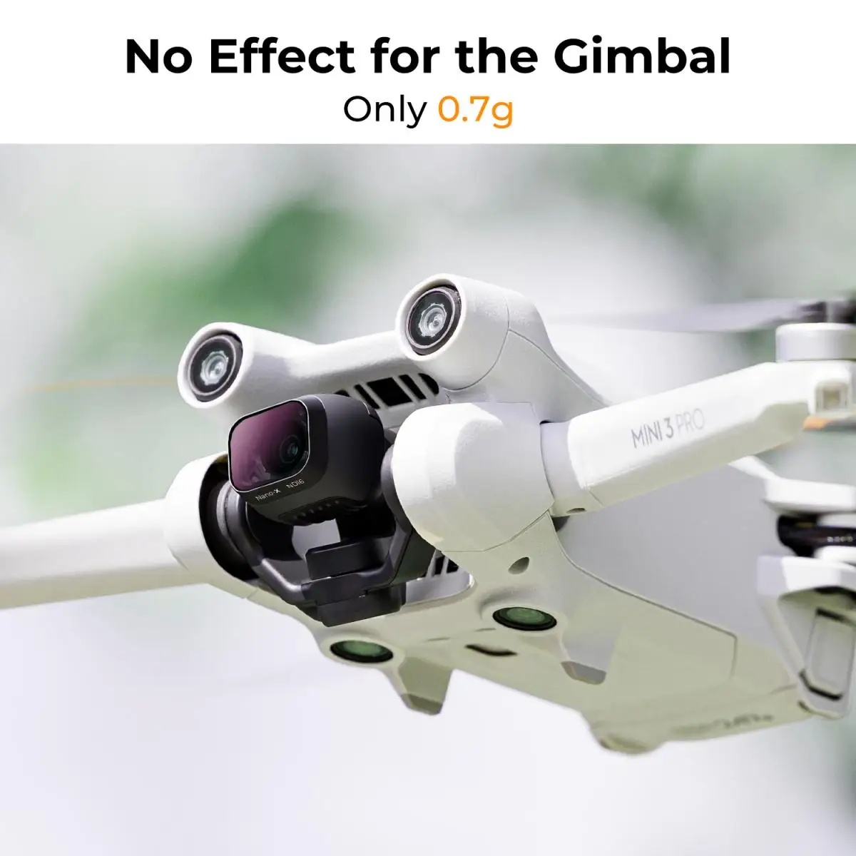 K & f conceito nd16 filtro para dji drone mini3 pro redução de luz 4-stops com single-sided impermeável anti-reflexo filme verde