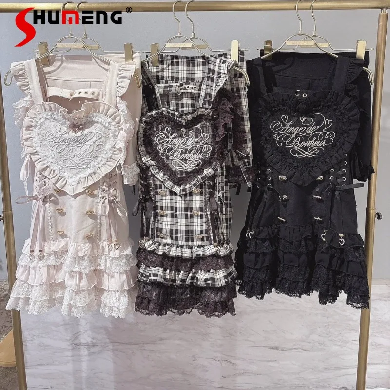 

2026 Summer New Arrival Y2k Sweet Girl Heart Print Camisoles Top Dress Shorts Two Pieces Casual Outfit Soft Girly Daily Wear Set