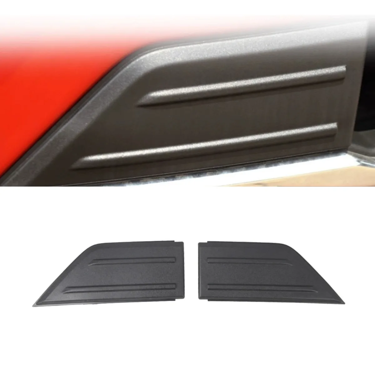 

Car Front Bumper Corner Plastic Protective Plate Original Bag Corner For Ford Raptor F150 2021-2023 Body Kit Car Accessories