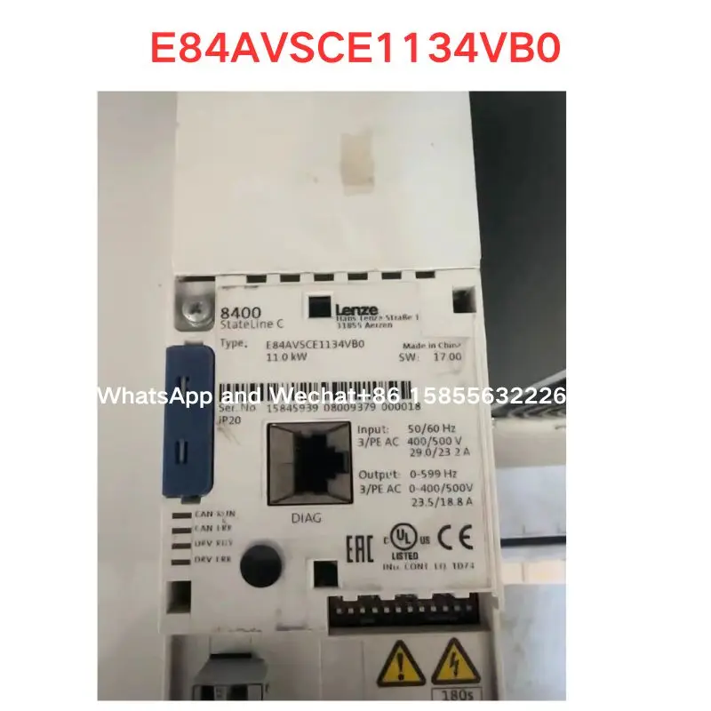 

Б/у преобразователь частоты E84AVSCE1134VB0 Lenz Функциональный тест ОК