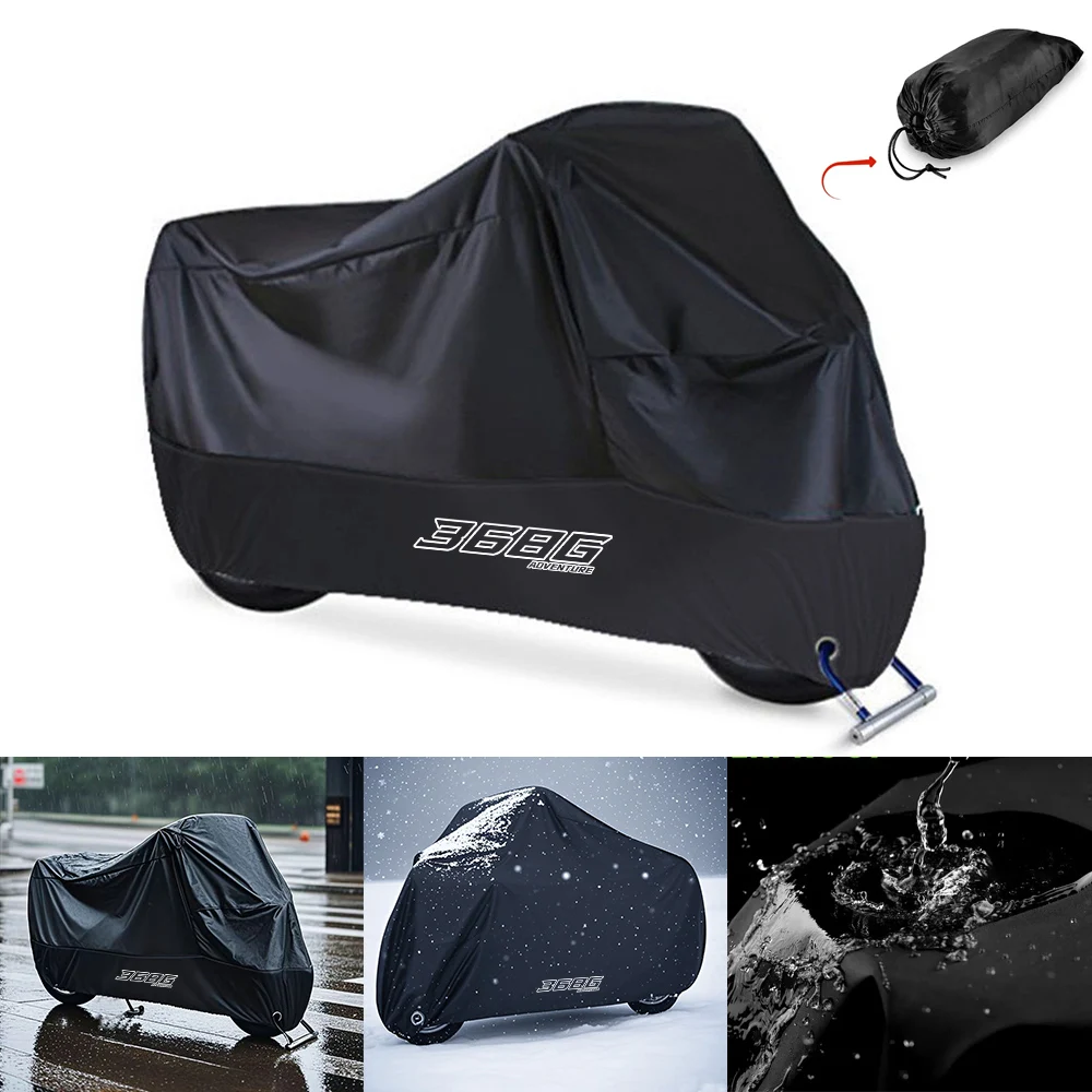 

For Zontes 368G 368 G Adventure Adv 2025 2026 Motorcycle Cover Waterproof Protection 3XL 4XL
