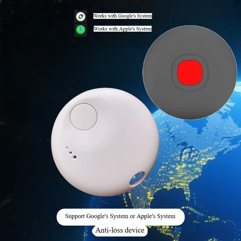 

1/4Pc Bluetooth Tracker Tag for Android/Apple's Phones Google/IOS Find Hub/My App Pet Key Finder Works For Xiaomi Dual System