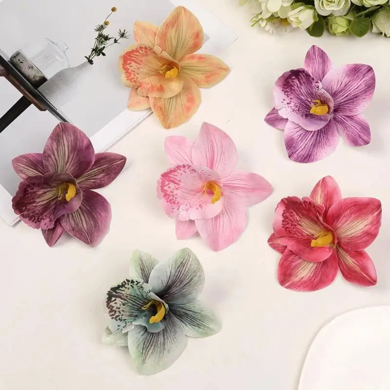 1 Stück Hawaiianische Blumen-Haarspangen für Frauen und Mädchen, Künstliche Blumen-Haarspangen, Haaraccessoires für Urlaub, Strand und Party – Detail 1