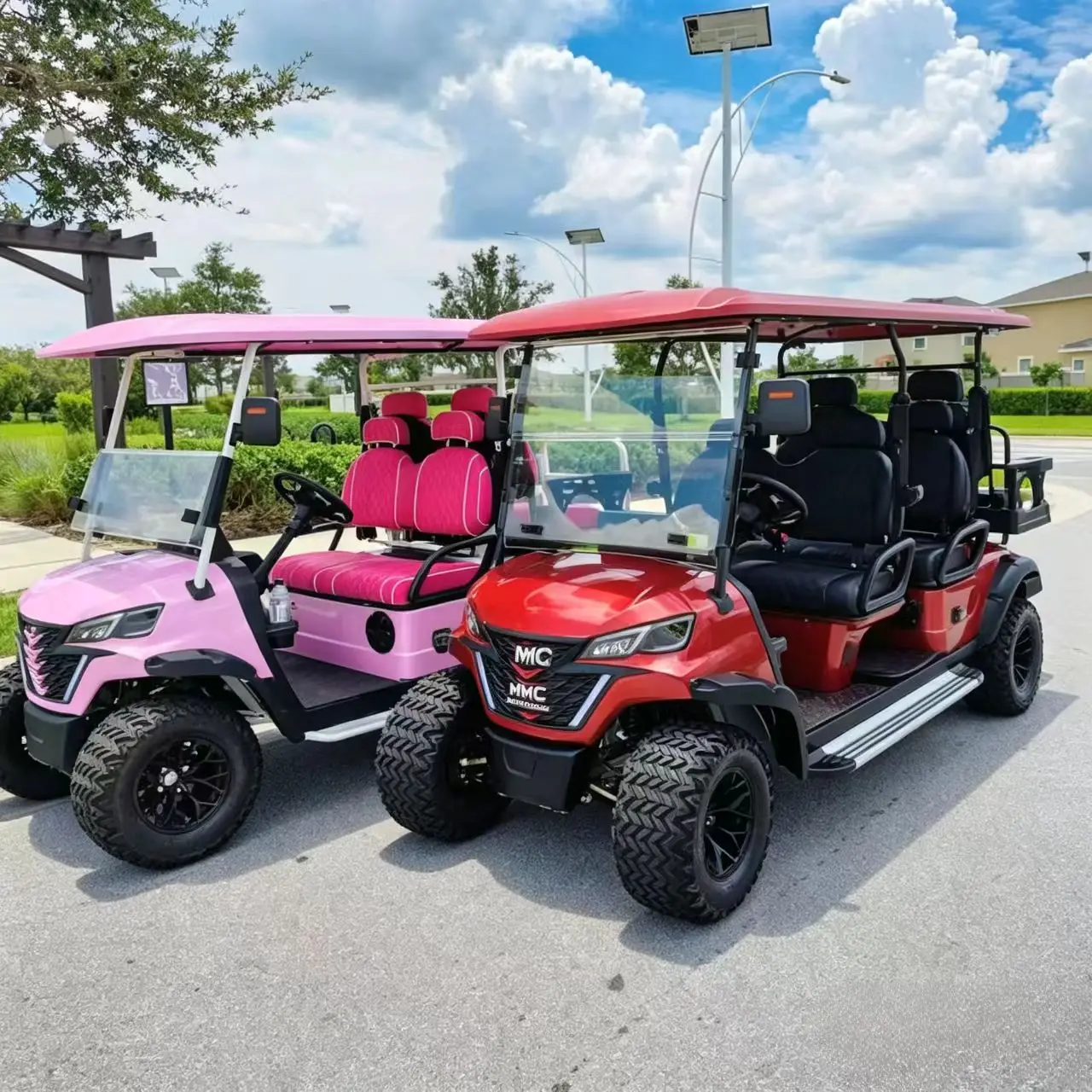 Chinese Factory Custom 48V/72V 4000W/5000W/7000W Electric Club Car Golf Carts Electric 2/4/6/8 Seater Street Legal Golf Cart