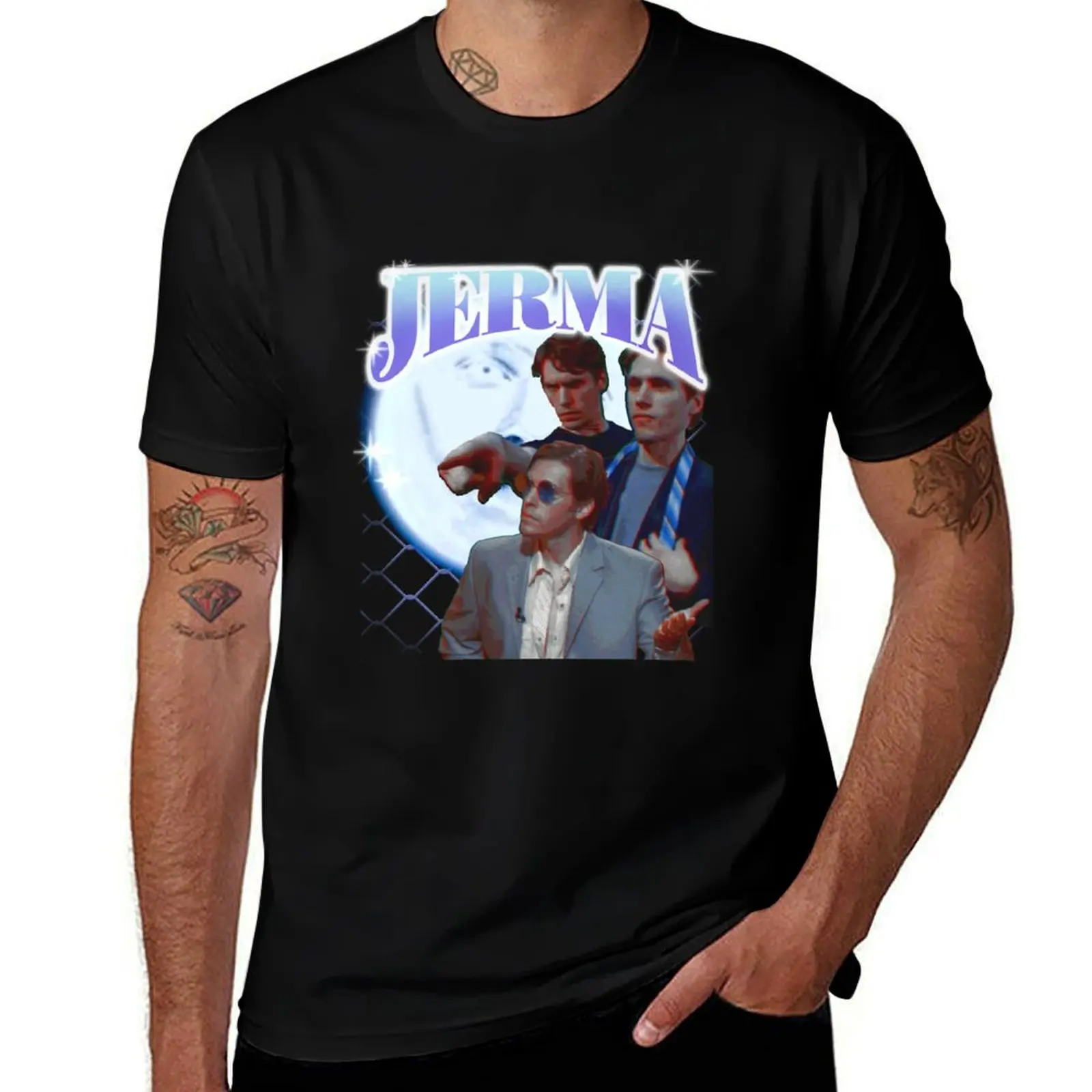 

jerma985 90's design T-Shirt t shirt man plain t shirt for man anime tshirt T-shirt