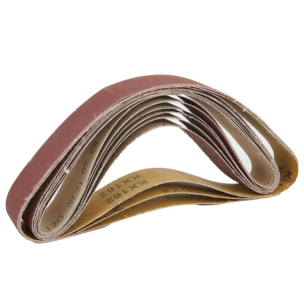 Perfect Your Finishing Techniques with 10pcs Grit 40mm x 680mm Sanding Belts Set, Suitable for Grinding Machine