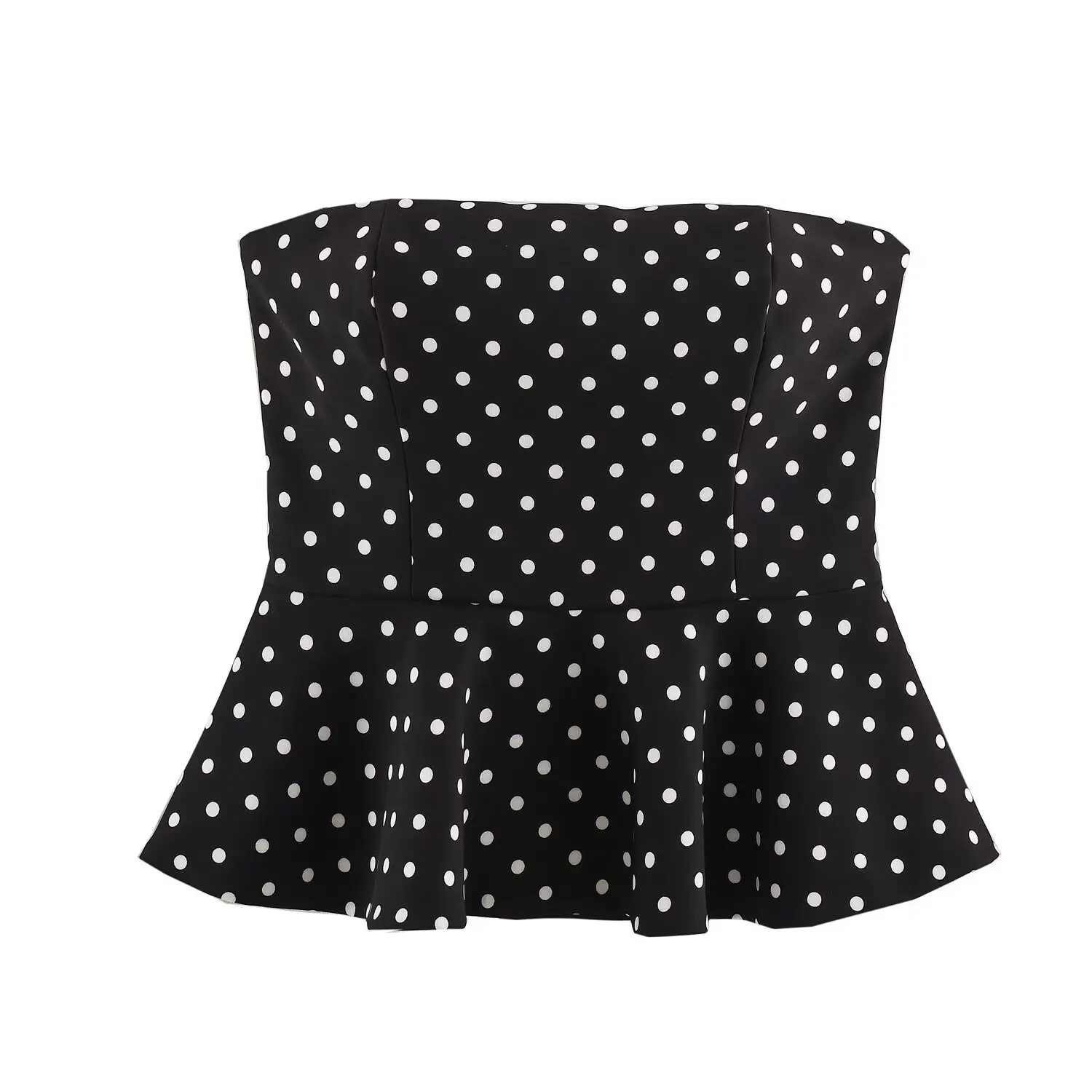 JNLEAOG Summer New Women's Fashion Versatile Nine Points Short Skirt Style Tube Top Polyester Fiber Casual Wear Outerwear