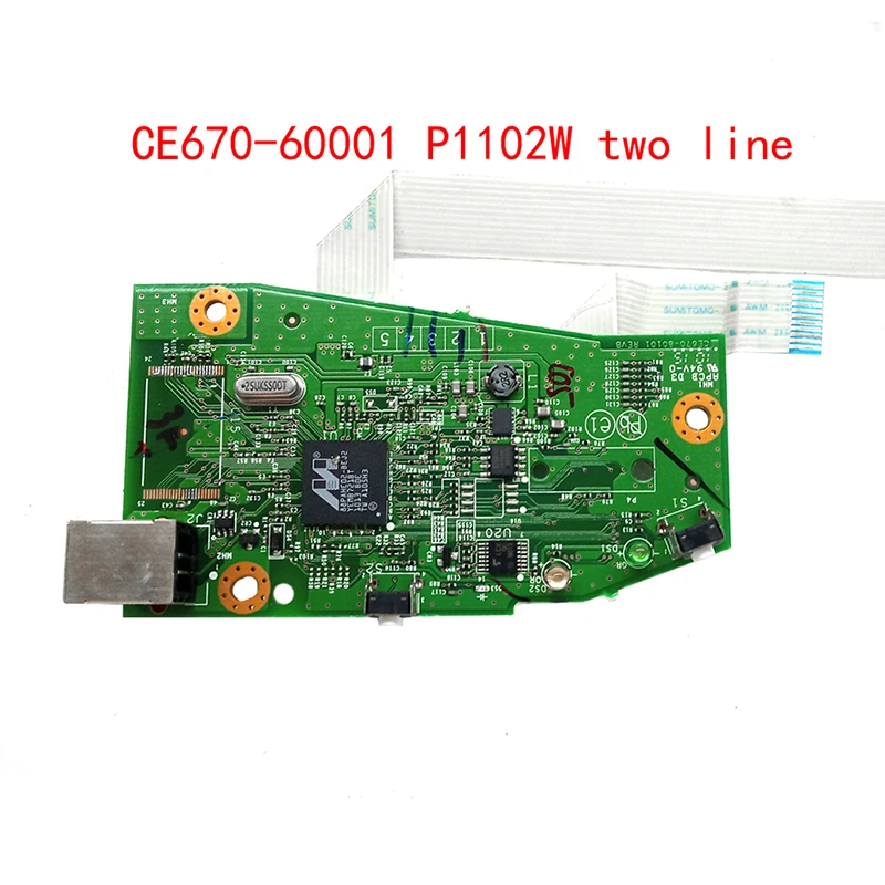 Original Mainboard for HP P1102W P1102 Formatter board CE670-60001 CF427-60001CE668-60001 RM1-7600-000CN  Printer parts on sale