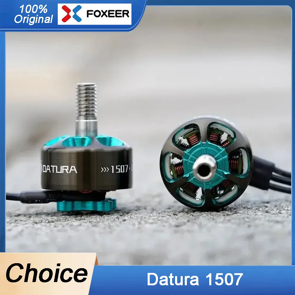 

Foxeer Datura 1507 M5 FPV мотор 4150KV 4S 2750KV 6S для совместимого 3-5-дюймового пропеллера для RC FPV Freestyle Cinewhoop канальный дрон