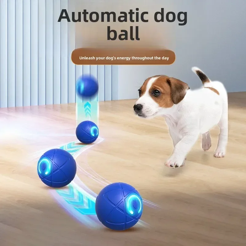 Plush Smart Dog Ball Interactive Toy Rolling Bounce Gravity Ball Pet Training Supplies Dogs Accessories Home