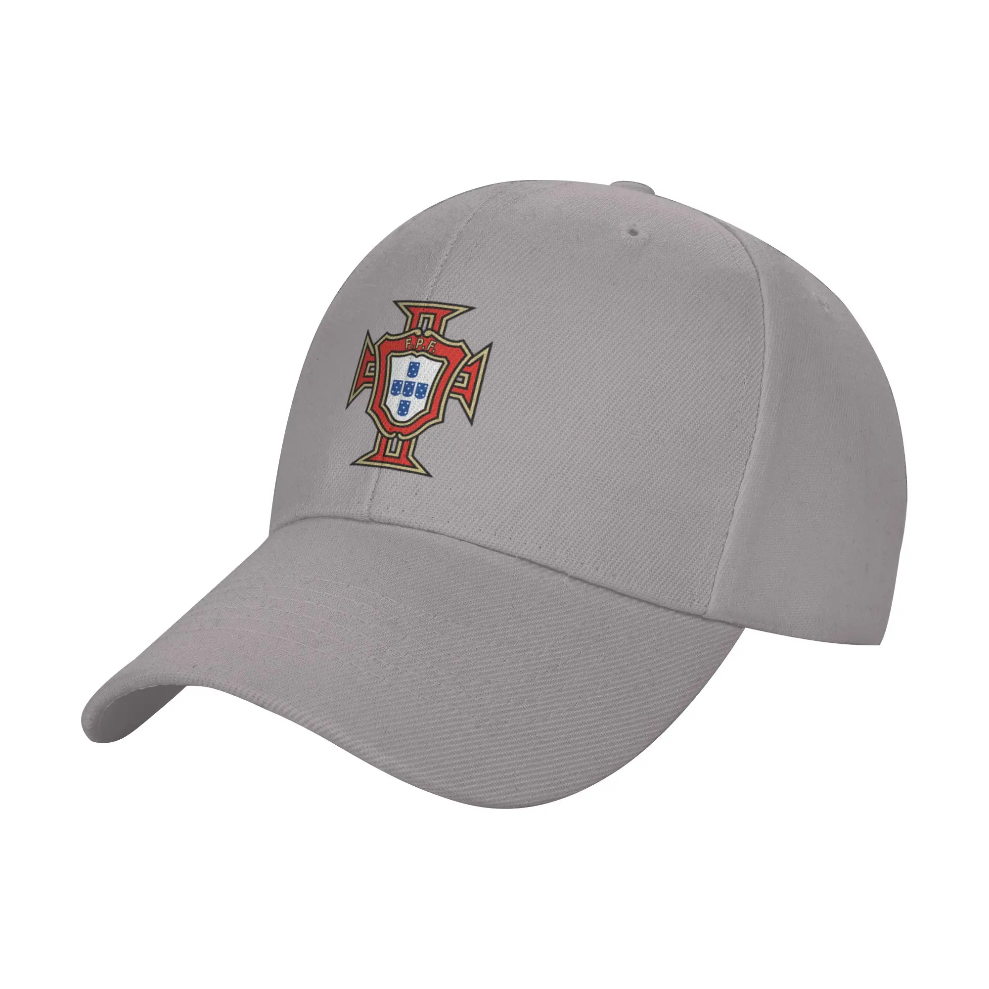 Hot Sale Portugal Soccer Logo T-Shirt Baseball Cap  Dad Hat Cap Male  Motorcycle Riding Cap Male