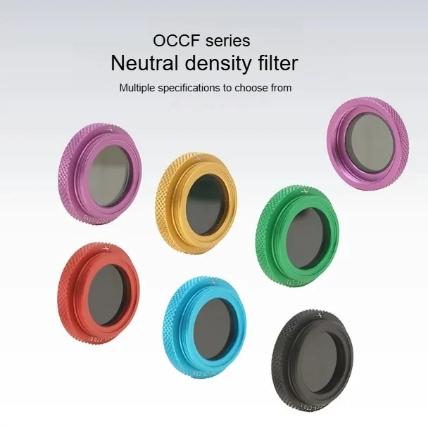 OCCF Series C-Mount/SM05 Neutral Density Filter/with Mounting Seat