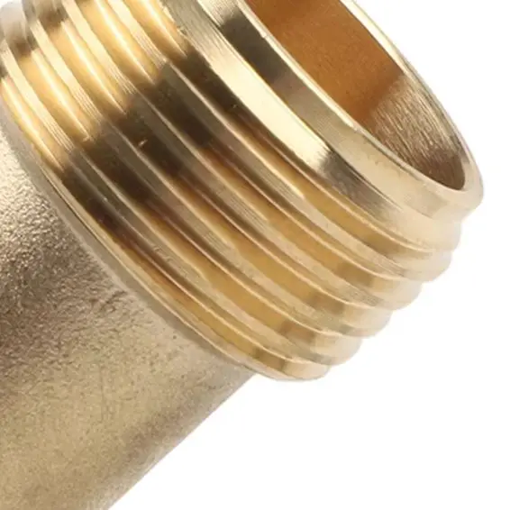 Brass 45 Degree Elbow Garden Hose Connector 3/4 Inch Thread Outdoor Water Pipe Adapter Fitting For Lawn RV Irrigation System