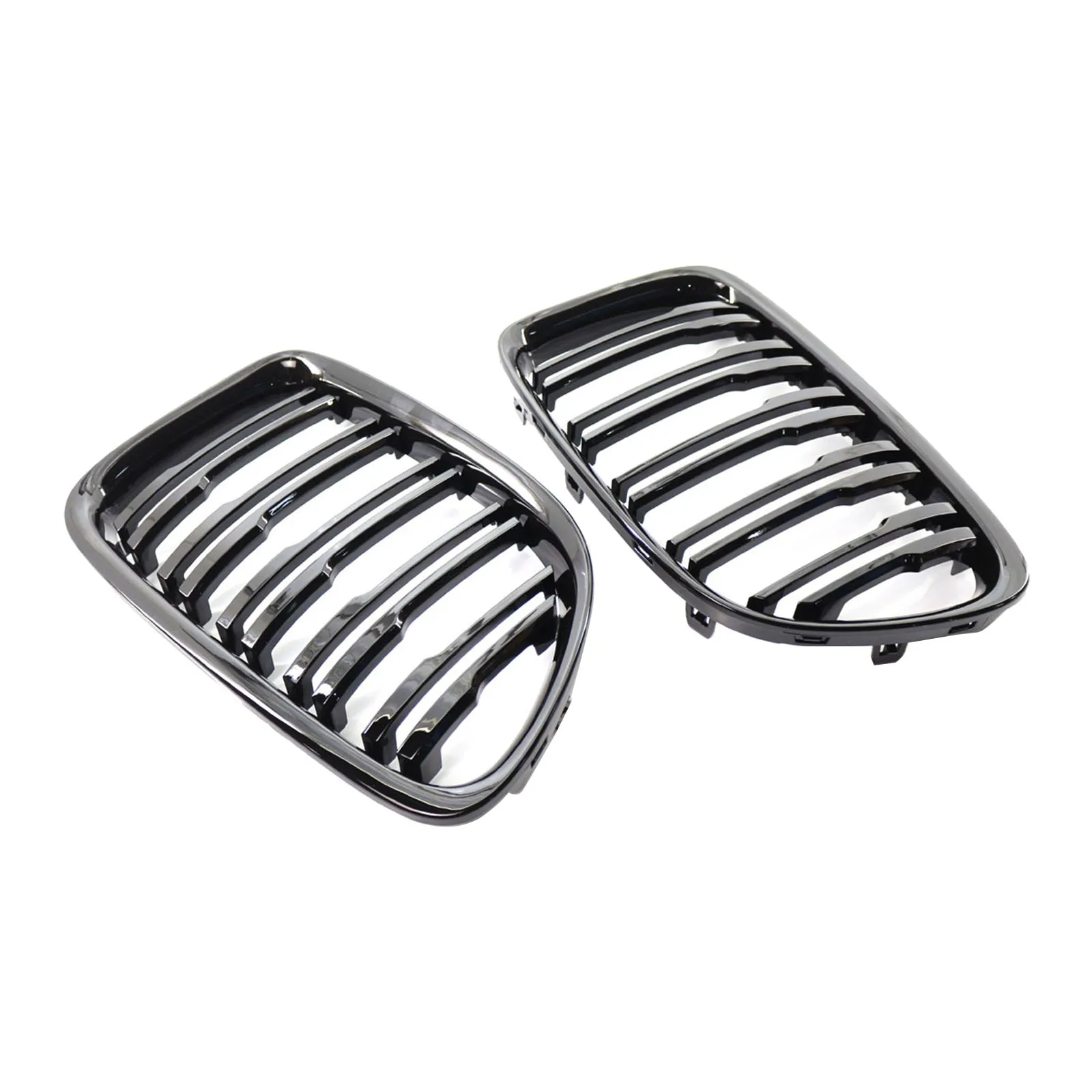 

2pcs Front Grille Grill 1 E84 11-16 51112993307 51117347670 Car Acc