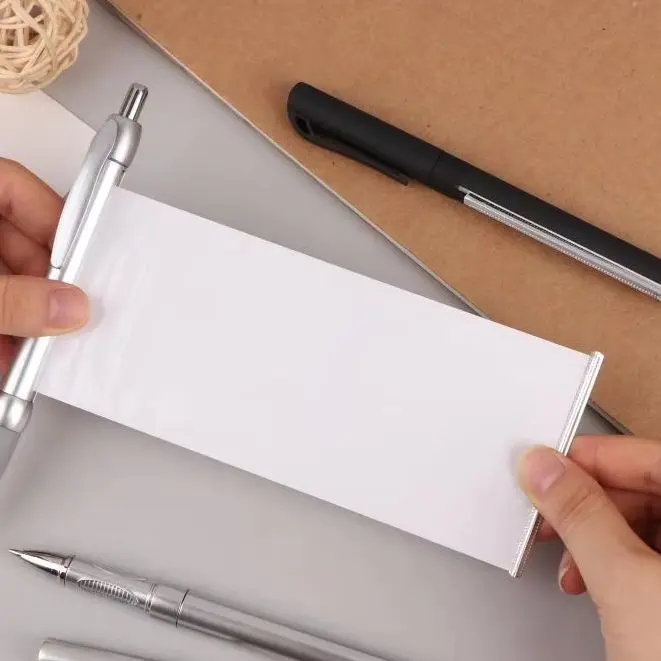 

1Pc Hidden Writable Pull Paper Pen Easy To Use A Information Writing Tool Notes