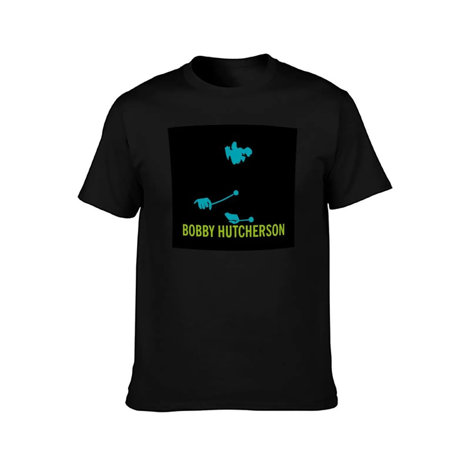 Bobby hutcherson T-Shirt, Summer Casual Cotton Tee, Oversized Streetwear Tops, Vintage Graphic Print, Loose Fit Short Sleeve