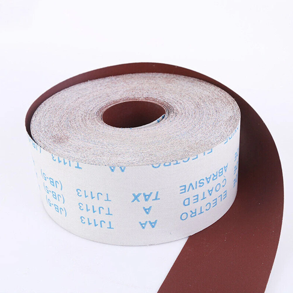 

Aluminum Sandpaper Sandpaper Roll 1M*10CM Emery Cloth Metalwork Metalwork Tool Non-staining Coating Water Resistance