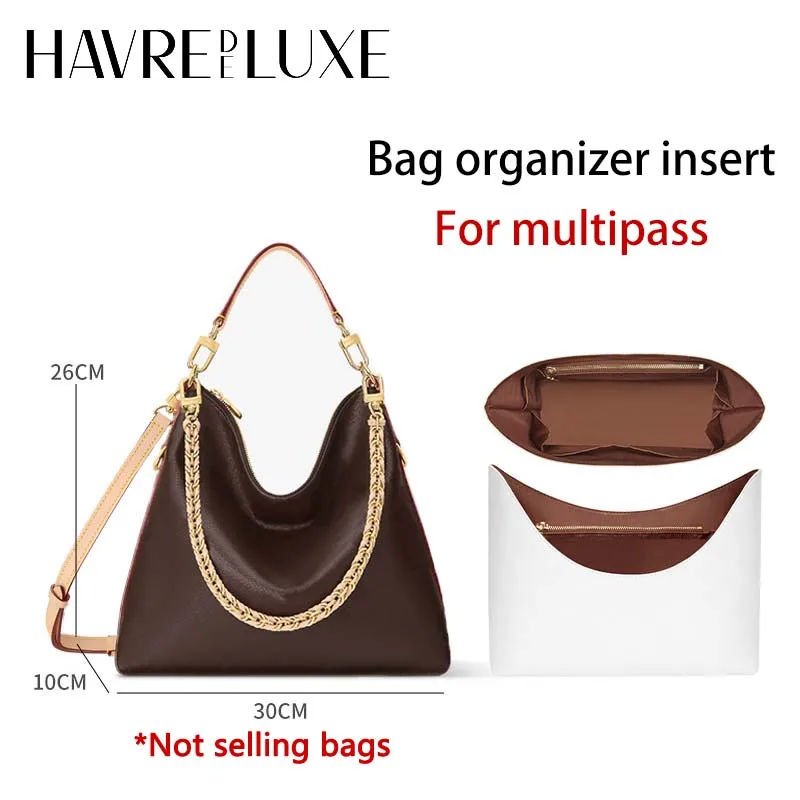 Bag Organizer Insert For Multipass Fashion Waterproof Durable Bag Support Storage Inner Modification Bag Accessories