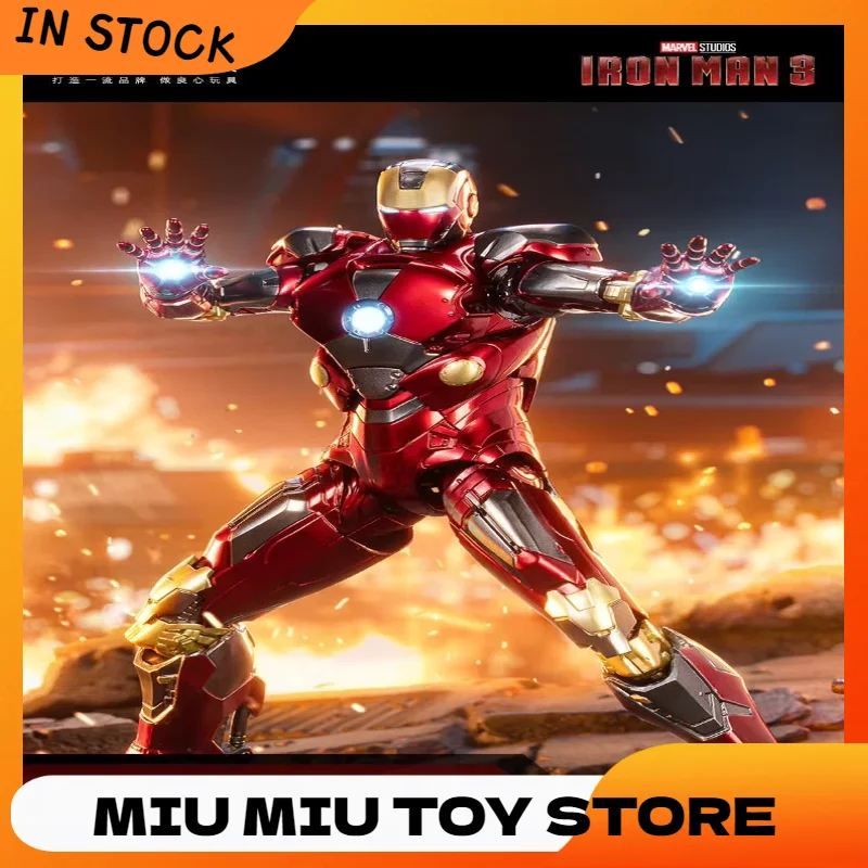 Игрушки ZD Toys: Фигурки Железного человека (Iron Man) MK13, MK20, MK34, MK32, MK31, MK29, MK28, Меха-модели Тони Старка, подвижные аниме-фигурки, коллекционные игрушки Мстители