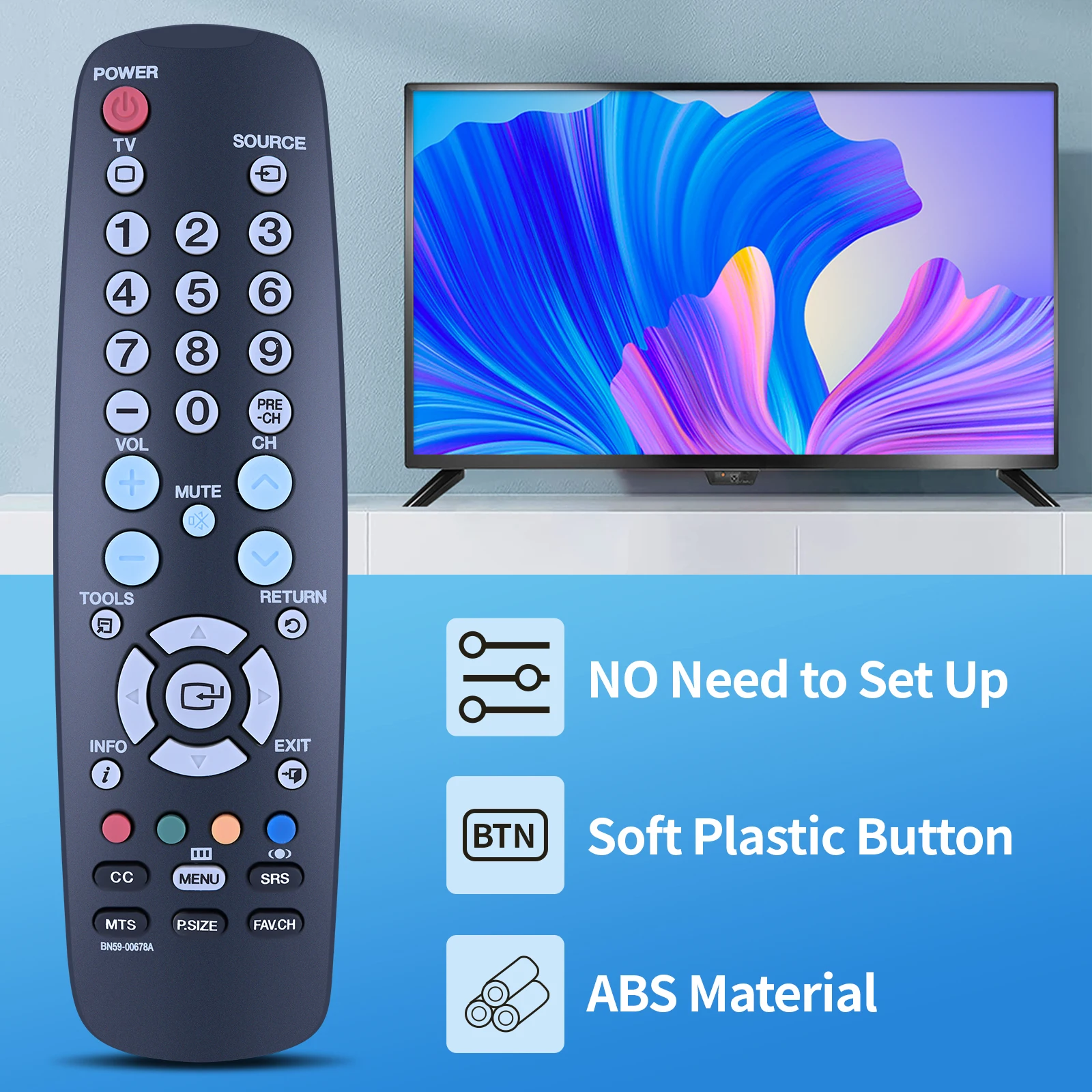 BN59-00678A Новинка для пульта дистанционного управления SAMSUNG LCD LED TV LE26A330J1 LE32A330J1 LA22A450C1