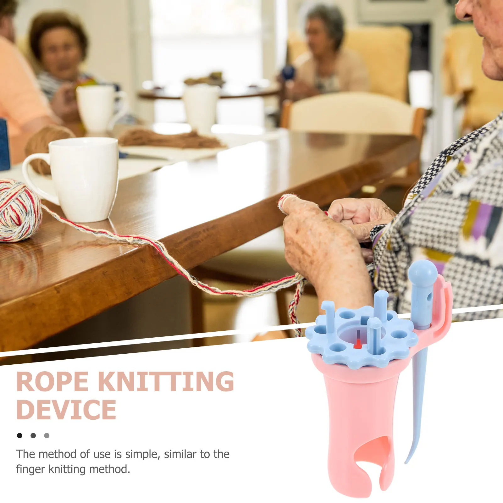 

Rope Knitting Machine Multifunctional Double Tools and Accessories Abs Crochet Supplies