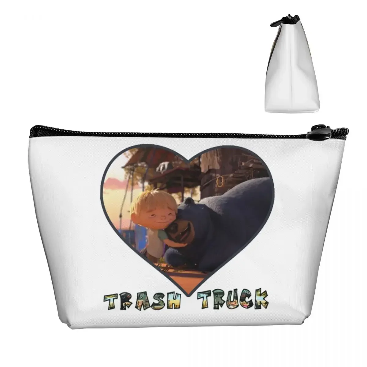 Love Trash Truck Travel Cosmetic Bag Makeup Bag Key Storage Bag Cosmetic Case Cosmetics Organizer For Women Ladies Gift