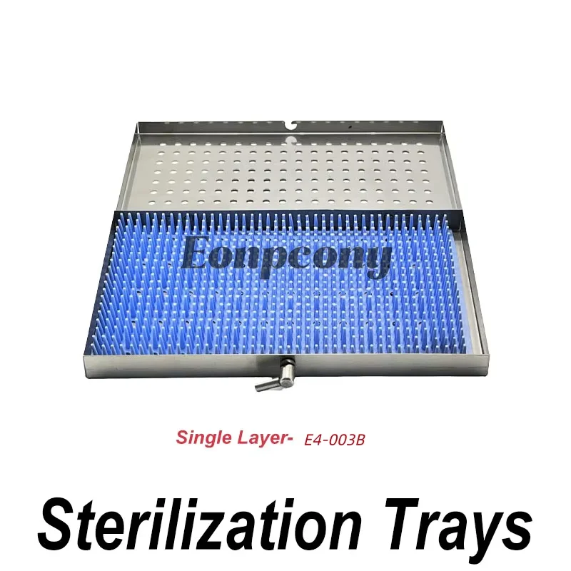 ถาดฆ่าเชื้อชั้นเดียวสแตนเลสเครื่องมือผ่าตัดจักษุ
