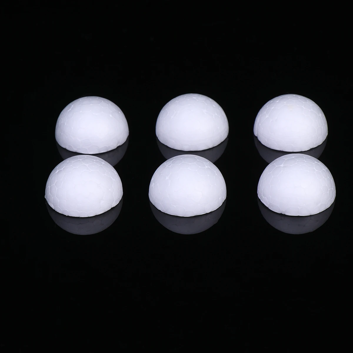 

200 pcs Foam Balls Semicircle White Hemisphere Craft Ornaments DIY Supplies Children Activities Christmas Decor