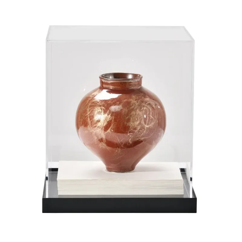 New Chinese modern light luxury, medieval acrylic ceramic combination, model room, decorative ornament